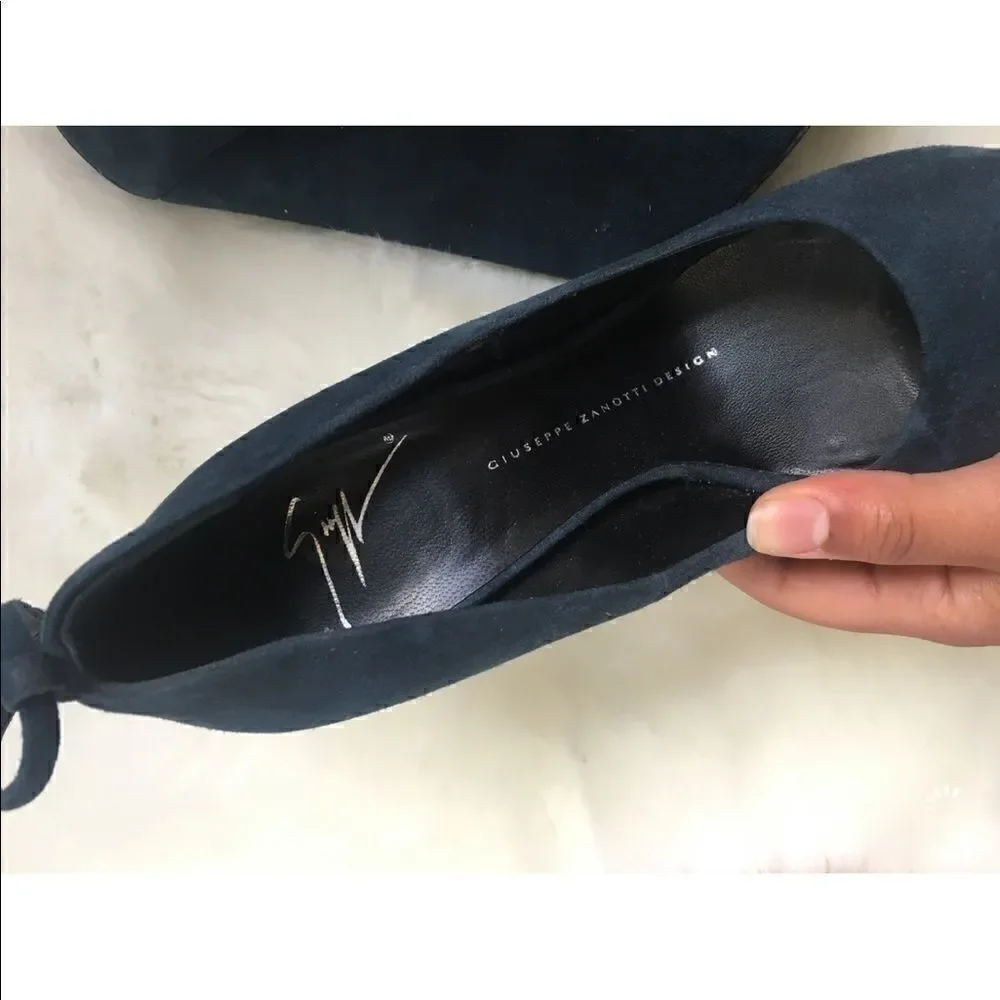 [guiseppi zanotti]  monster heel peep toe wedges